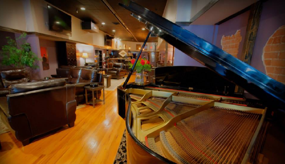 CleanLeaf OX1100-CF air cleaners installed in Tinder Box cigar bar eliminating blue haze and tobacco smoke.